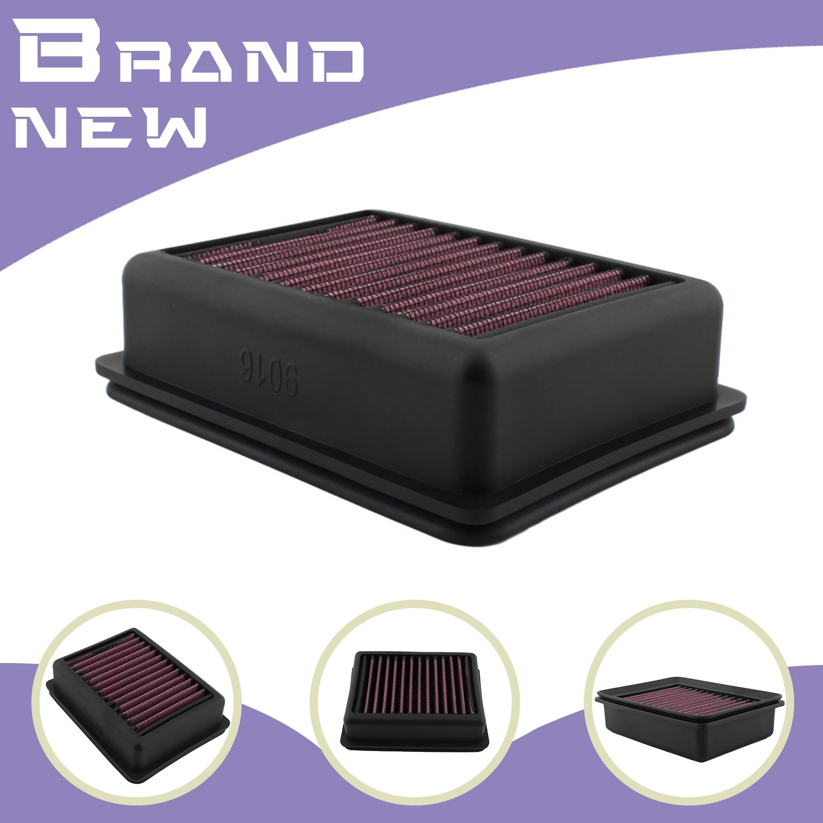 Amazon.com: FINMOKAL Motorcycle Air Filter High Flow Intake