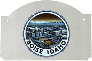 Boise Idaho Souvenir Home Decoration Wood sign flat with string
