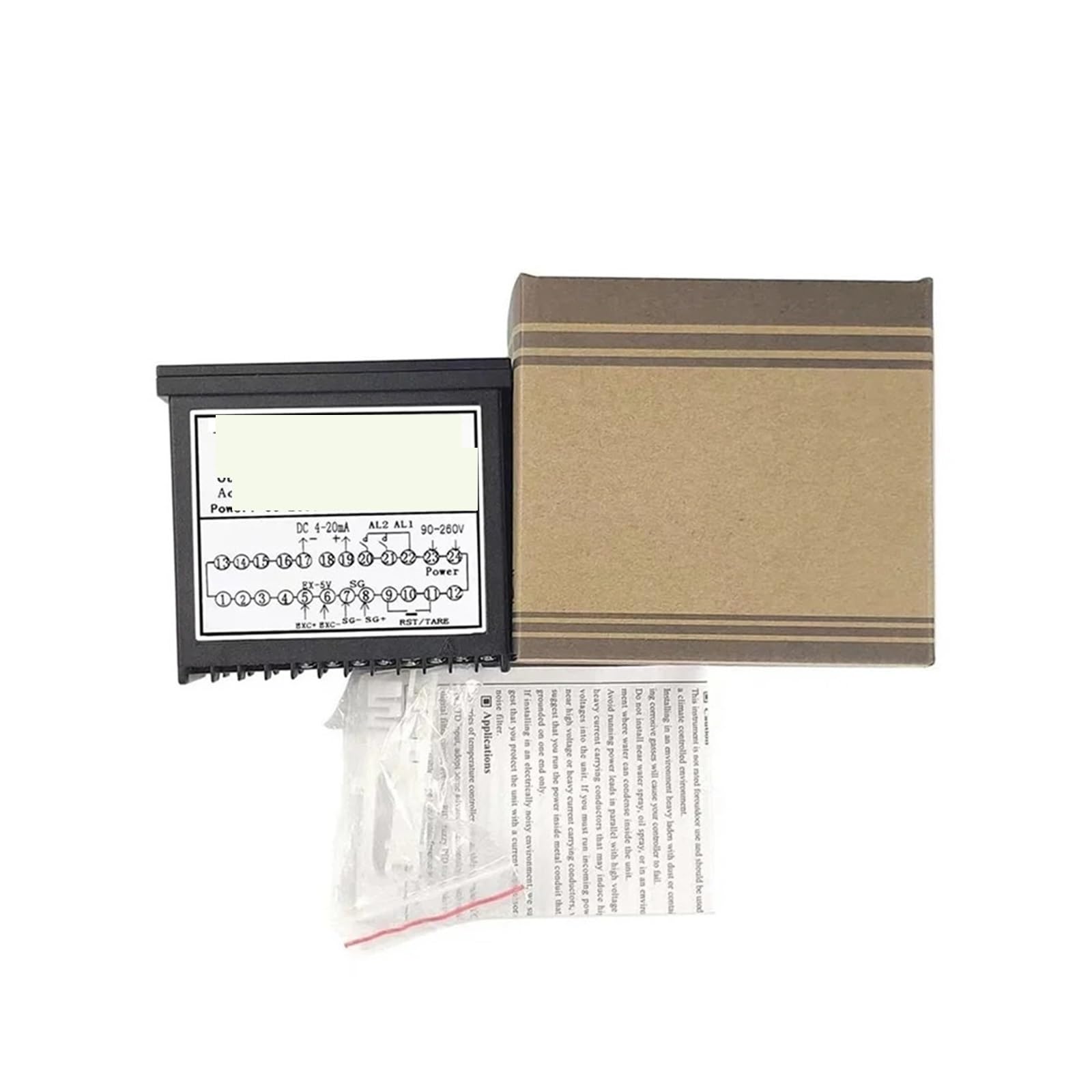 Cella di carico Regolatore di pesatura Digitale Misuratore riempimento Strumento Controllo Display LED 1-4 Cella carico Sensore di Peso