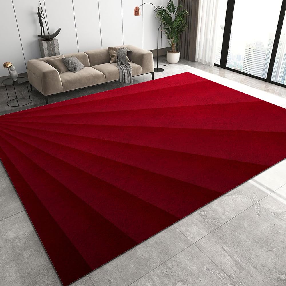 Amazon.com: Vintage Inspired Red Rug Retro 70S Machine