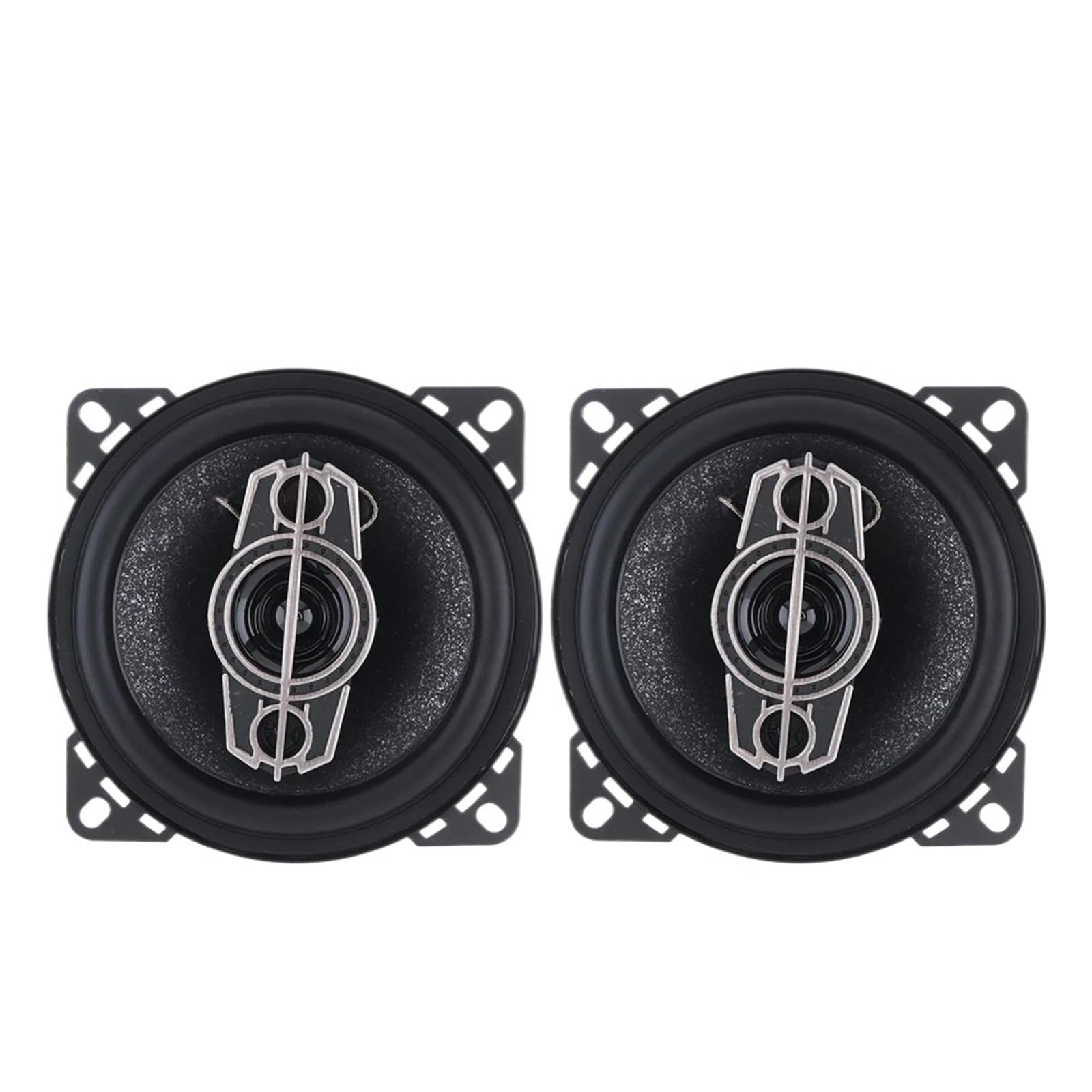Głośniki samochodowe z głośnikiem wysokotonowym 2 szt. Głośniki samochodowe 4/5/6 cali 4-drożny subwoofer Audio muzyka stereo pełna częstotliwość współosiowy głośnik samochodowy Hifi(2pcs 4 Inch)