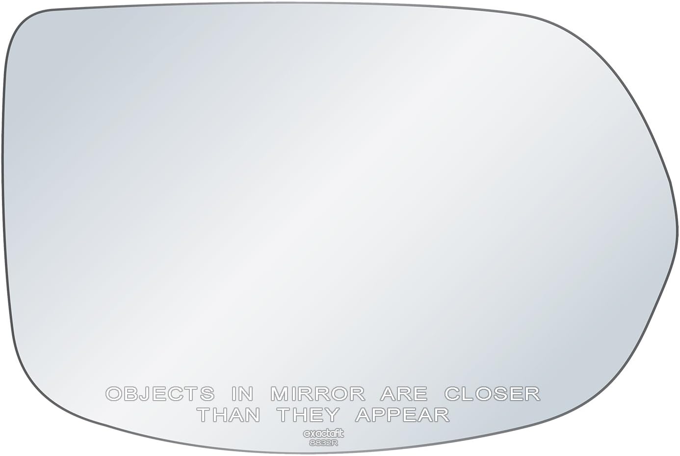 exactafit 8832R Passenger Side Mirror Glass Replacement Repair Compatible With 2012-2016 Honda CRV CR-V, 2016-2022 Honda HRV HR-V