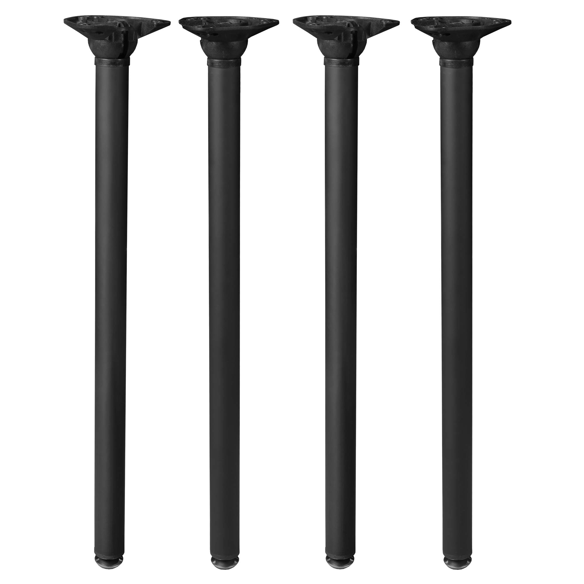 Regency Kee Post Folding Table Leg (Set of 4)- Black