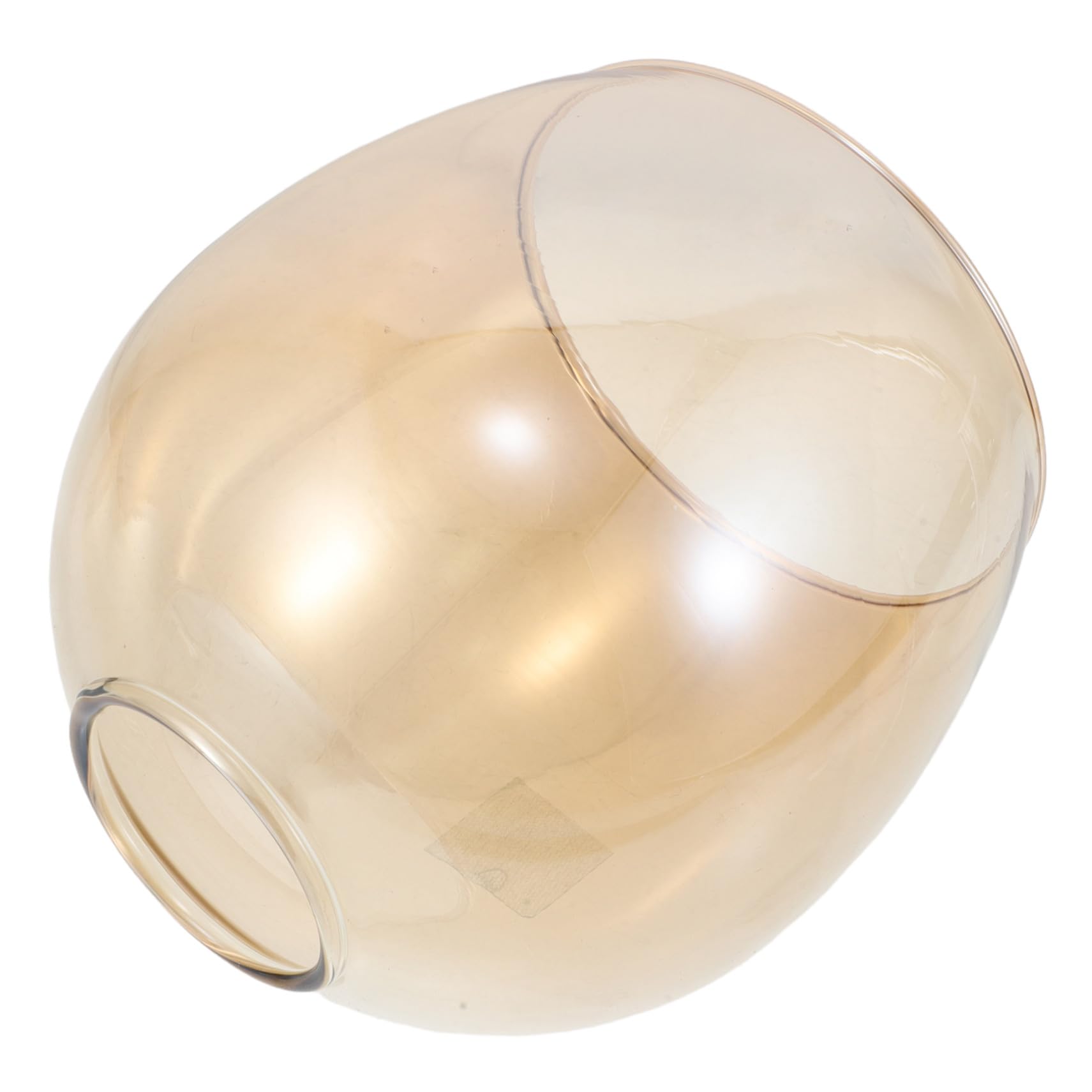 DIKACA Amber Glass Lampshade Handblown High Borosilicate Glass and Wall Sconces Flexible Installation, Vintage Style Creating Warm for Pendant Lamp for Bedrooms and Living Rooms