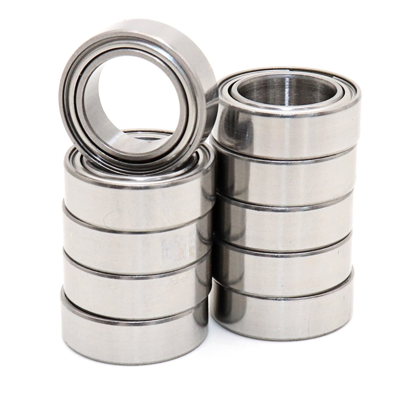 RCGKNNMUZ 10PCS 687ZZ P5 7x14x5 Single Row Deep Groove Ball Bearings Double Shielded