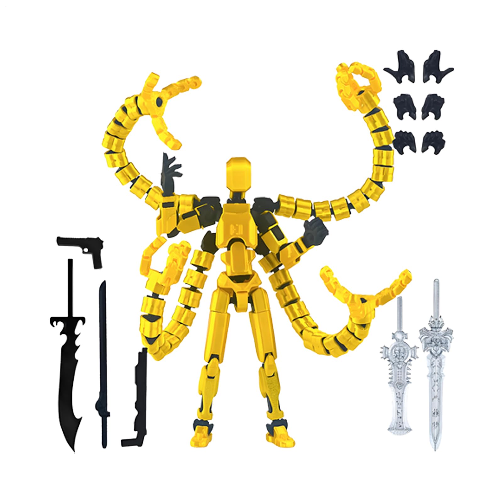 Action Figures, t-13 Action Figure Assembly Completed, 3D Printed Figure Toy, For Collectors Fans Kids Teens Adults Desk Bookshelf Workstation Photography