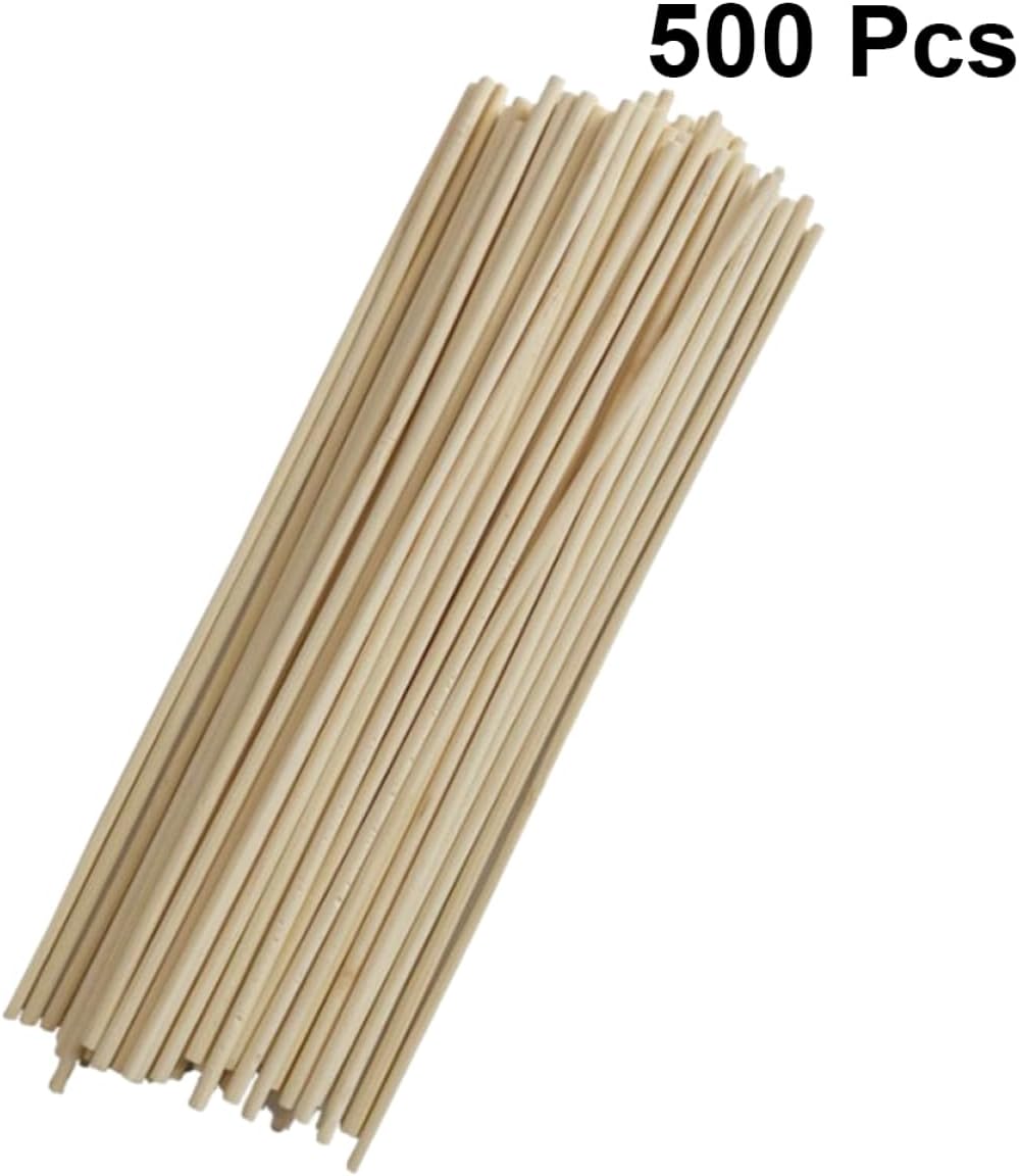 Mikikit 1500pcs Plant Support Sticks for Gardening Smooth Plant Grow Rods Vines and Bonsai Care