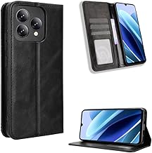 COMAKU Funda con Tapa CUBOT A40 2025, Carcasa Movil Libro Antigolpes con Ranura para Tarjeta - Negro