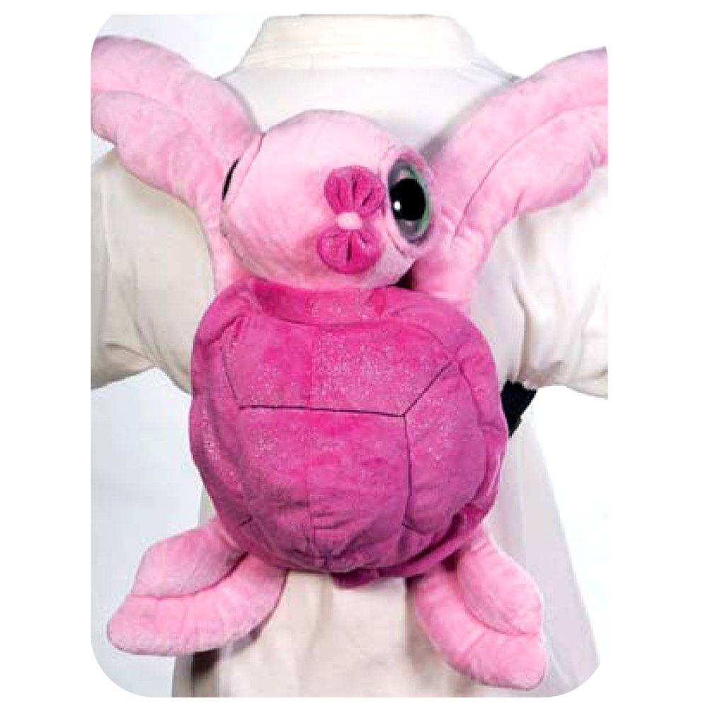 Big Eyed Pink Sea Turtle Backpack 41cm by Fiesta