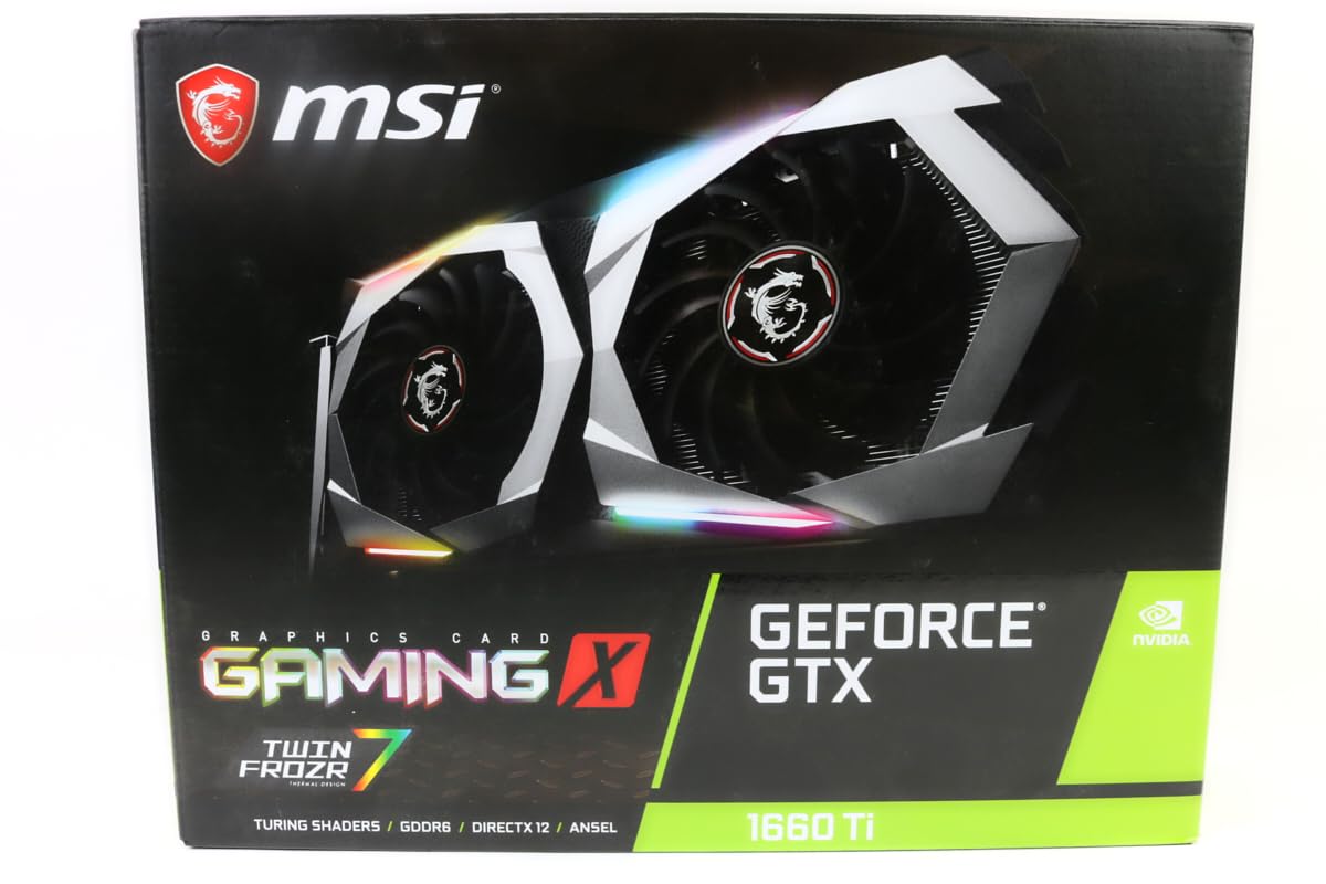 新品未開封　 MSI GeForce GTX 1660 Ti 6G OC Amazon.com: MSI Gaming GeForce GTX 1660 Ti 192-bit HDMI/DP