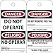 NMC RPT219ST, Tag"Danger Do Not Operate" (20 Packs of 25 pcs)