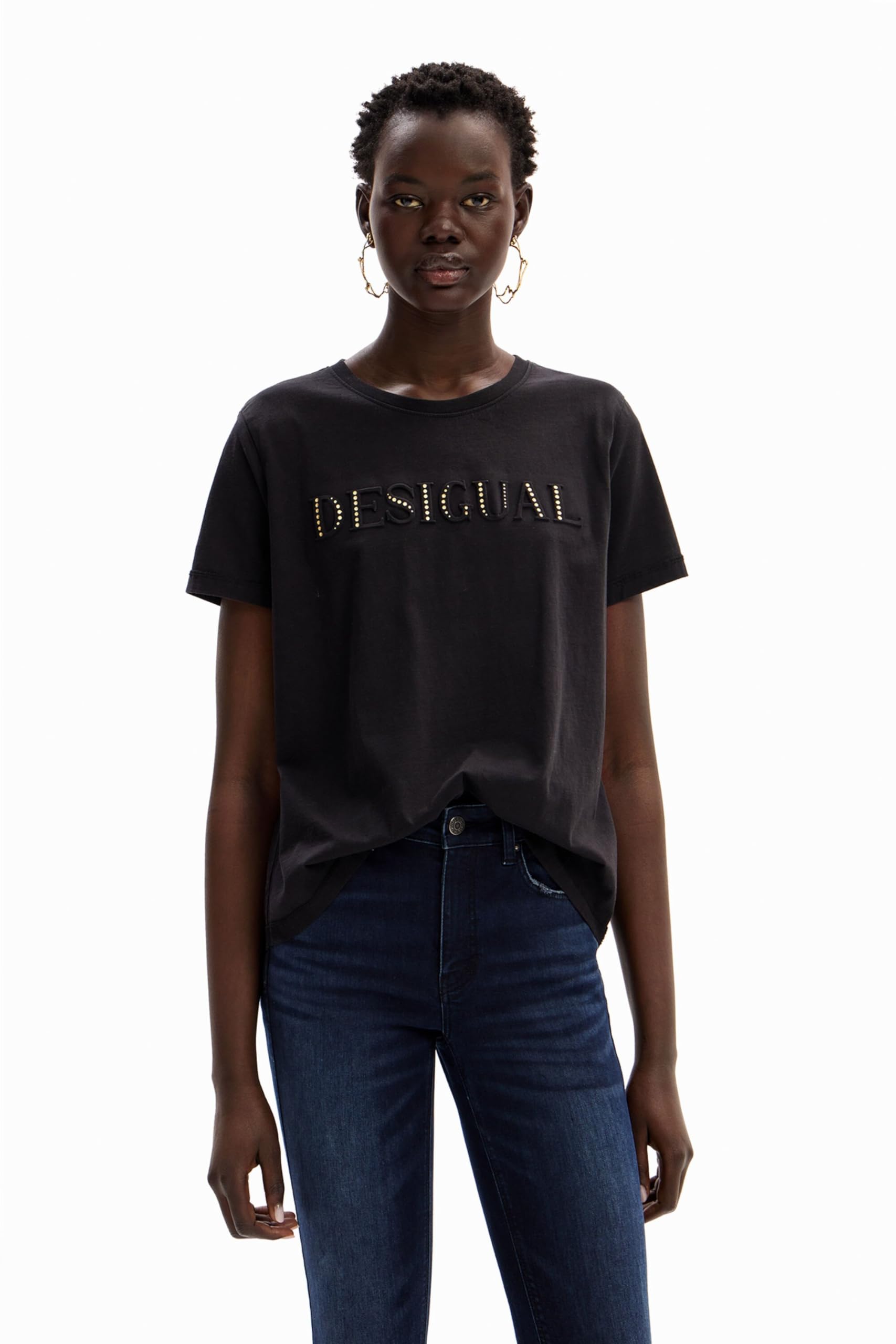 Desigual Women's ts_Dublin Blouse, Black, XL