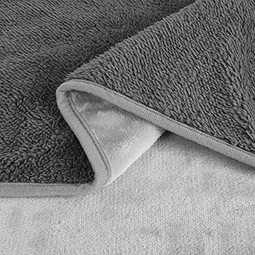 Waterproof Dog Blanket for Couch - Reversible Design 50"x60" Liquid Proof Pet Blanket for Sofa Soft Warm Flannel Sherpa Sleep for Dog Cat - Waterproof Dog Bed Cover Machine Washable - Image 4