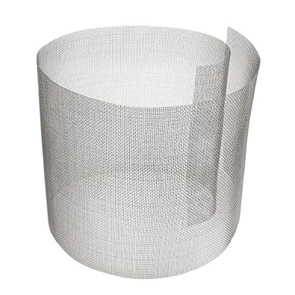 Hoja de malla de acero inoxidable 304, alambre de filtración tejido duradero para proyectos de bricolaje, manualidades y reparación, 50 cm x 100 cm, grosor estándar de 1,1 mm