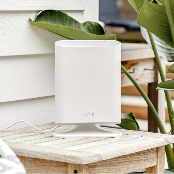 Netgear Orbi RBS50Y WiFi Mesh da esterno AC3000 ripetitore wifi aggiuntivo copertura tri band fino a 150mq funziona con router di qualsiasi marca