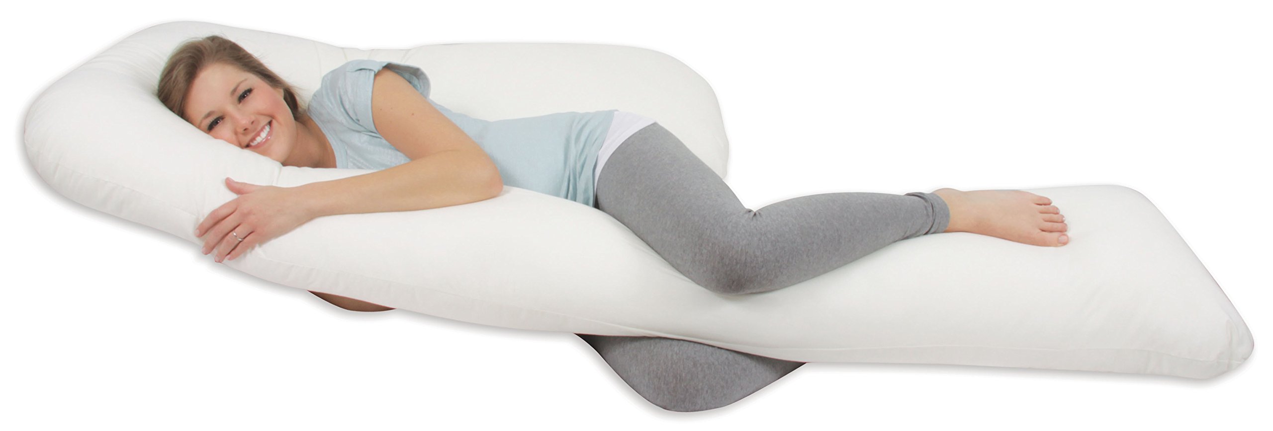 Leachco All Nighter - Pregnancy/Maternity Total Body Pillow - Ivory