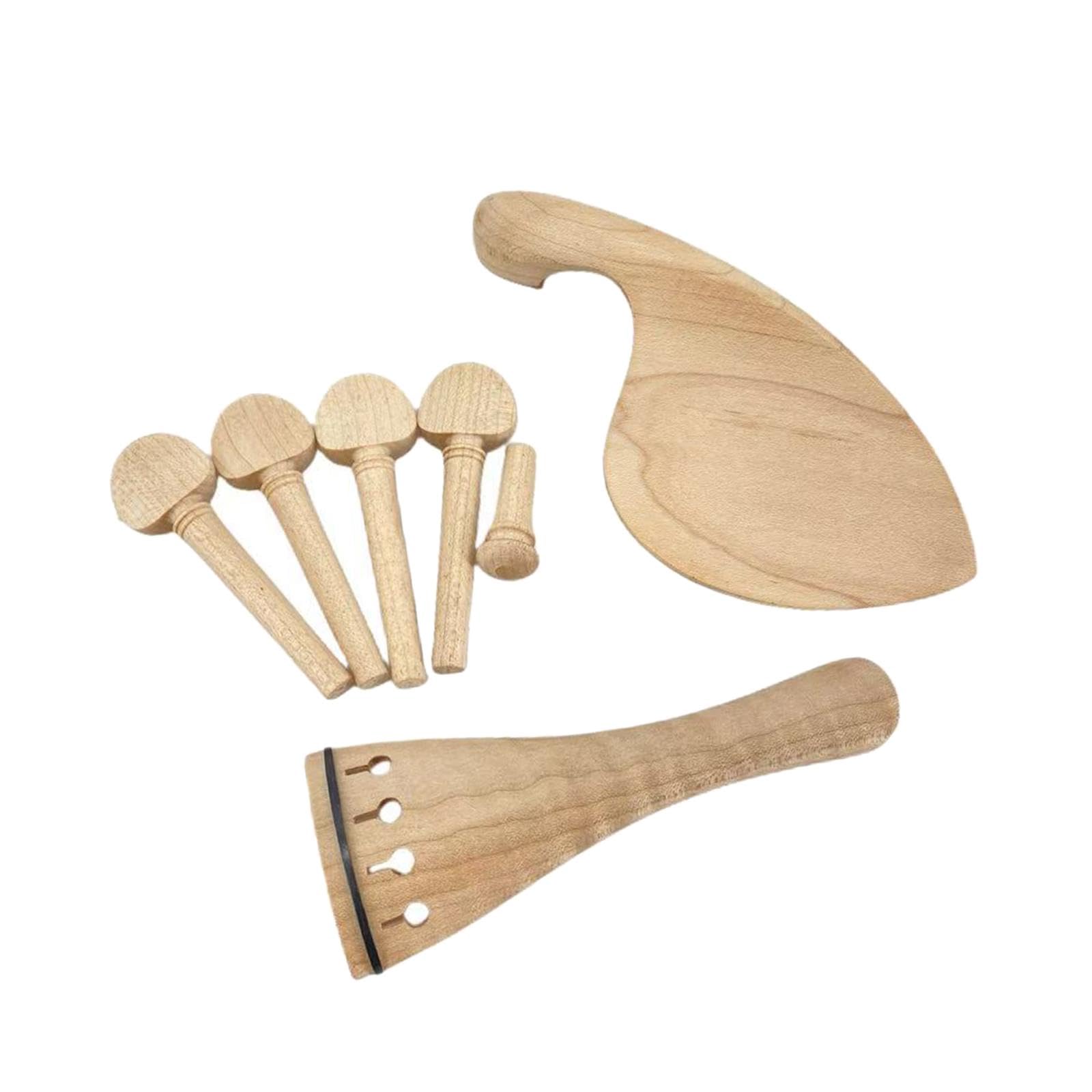 predolo Juego de 7 Piezas para Violín 4/4, Kit de Accesorios para Violín, Clavija para Principiantes