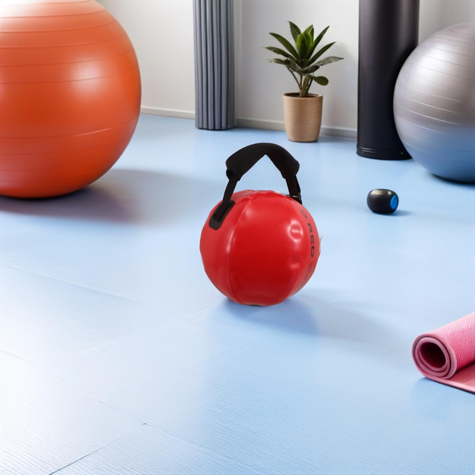 Worek z Piaskiem Wodnym Do Treningu Siłowego Ciężar Wytrzymały Materiał PVC i Kompaktowy Kettlebell Do Ćwiczeń Domu i Zewnątrz Wsparcie dla Sportowców