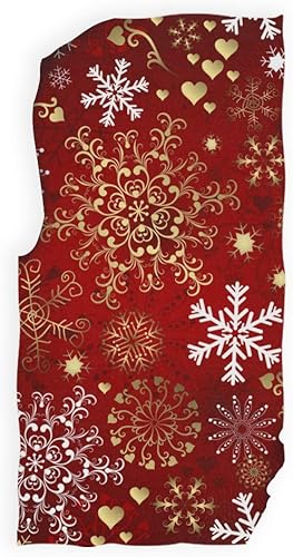 Miniatura 5 de Pfrewn Toallas de mano de copos de nieve de Navidad de 16 x 30 pulgadas, toalla de baño de corazones dulces, ultra suave, altamente absorbente,