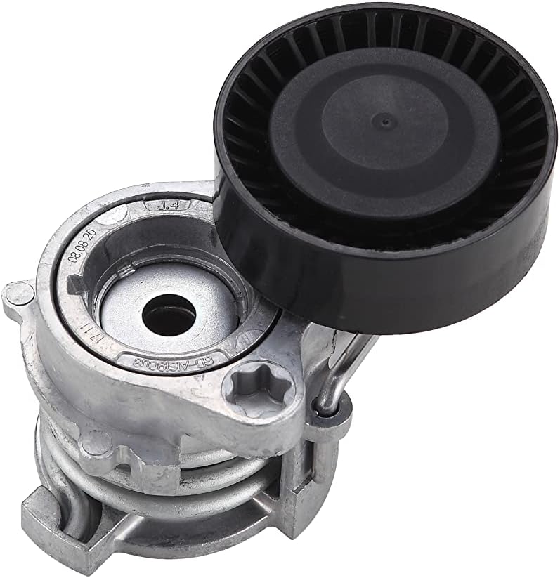 binopoly 38384 Drive Belt Tensioner Assembly With Pulley For BMW 03-06 320I/325CI/325I/325XI/330CI/330I/330XI/525I/530I/Z4/X3/X5 OE# 11287512758 89345 89641