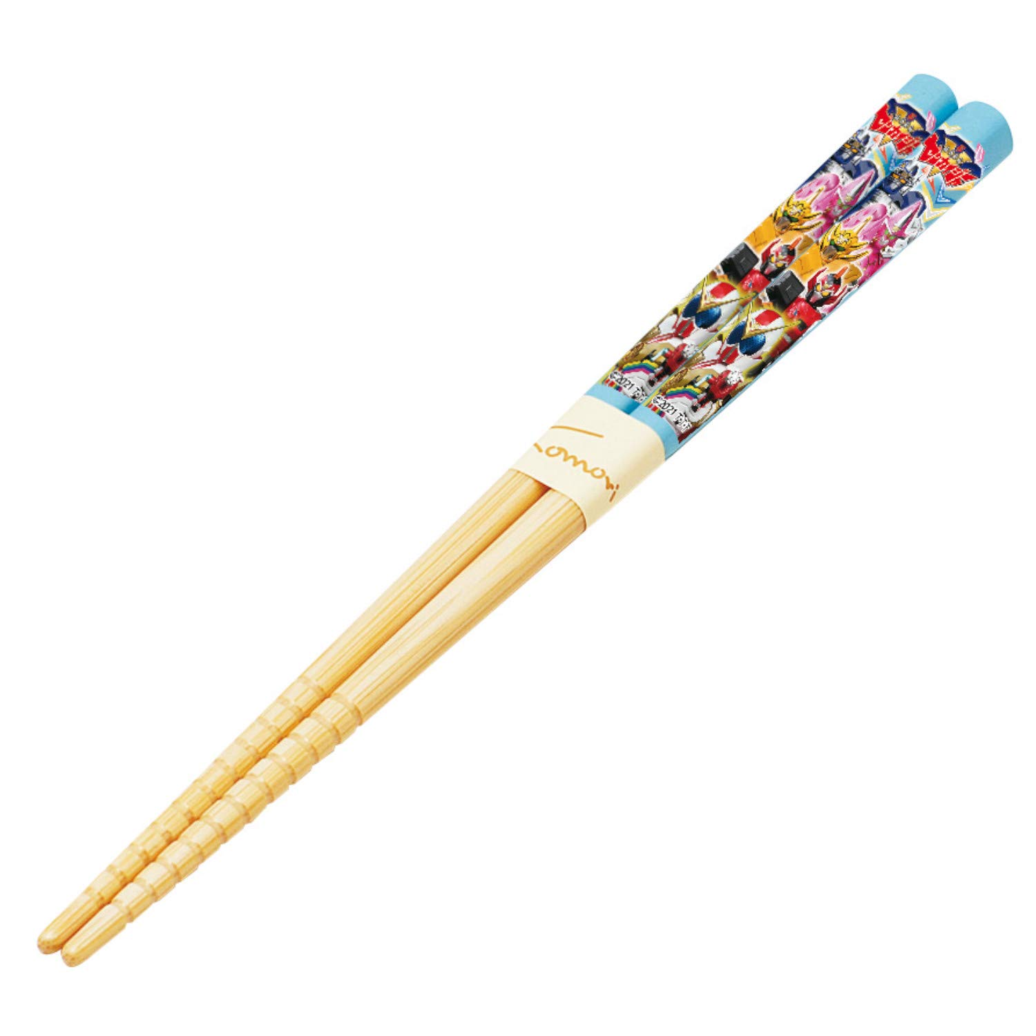 Amazon｜小森樹脂 機界戦隊ゼンカイジャー 竹安全箸 16.5cm ブルー 