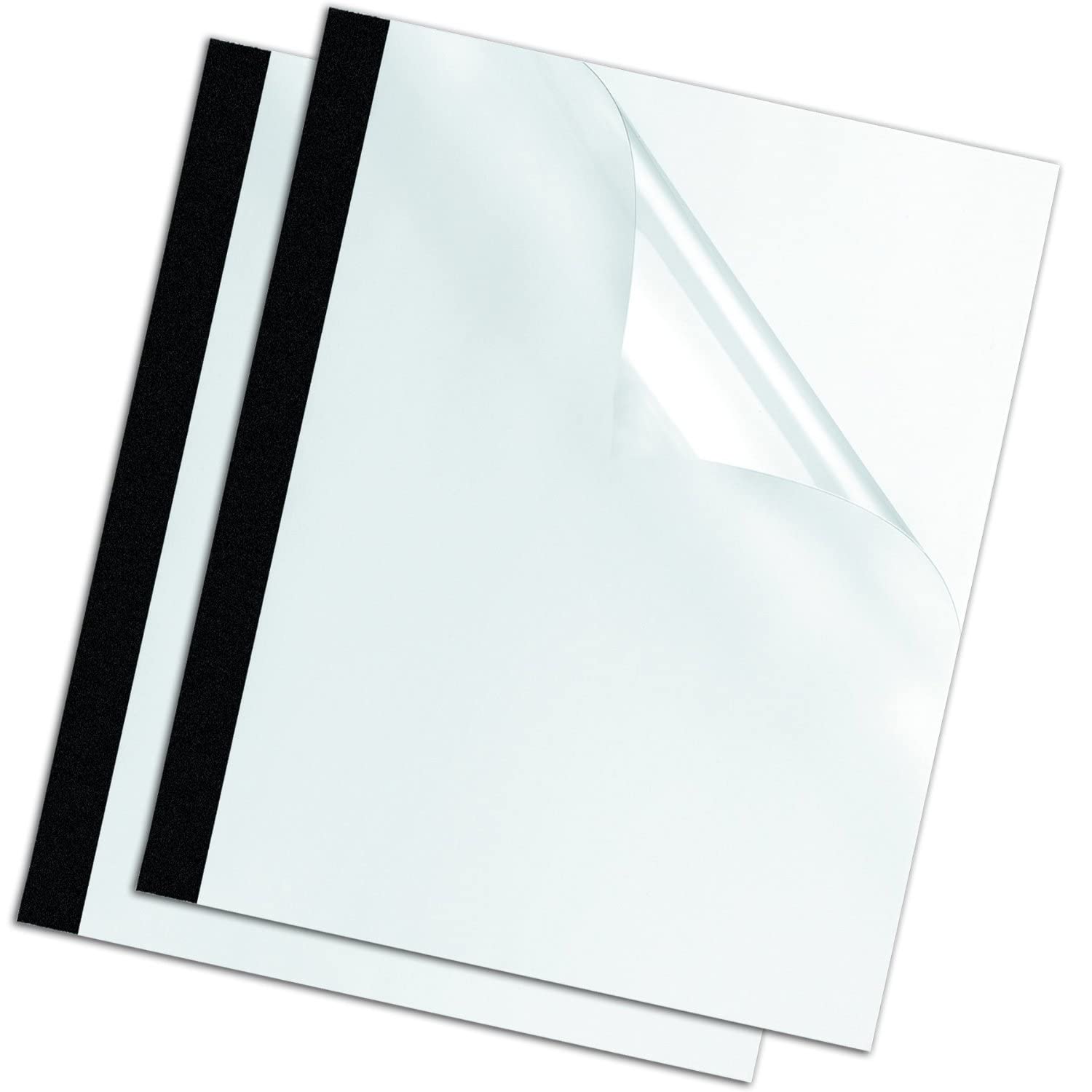 Copertine per rilegatura trasparenti Albyco, lucide, formato A4, 0,18 mm, per 100 pezzi (Confezione da 2)