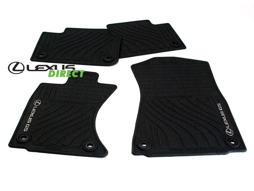 New OEM Lexus GS350 GS450h All-Weather Floor Mats (All-Wheel Drive) Set of 4
