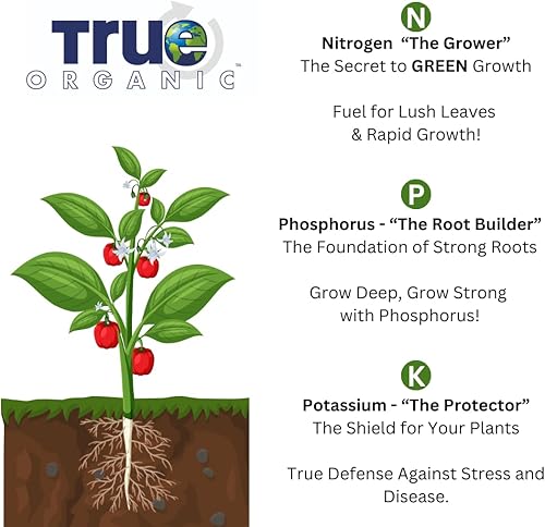 Miniatura 8 de True Organic Lima de jardín, pH de hasta 6 libras - CDFA, lista OMRI para jardinería orgánica