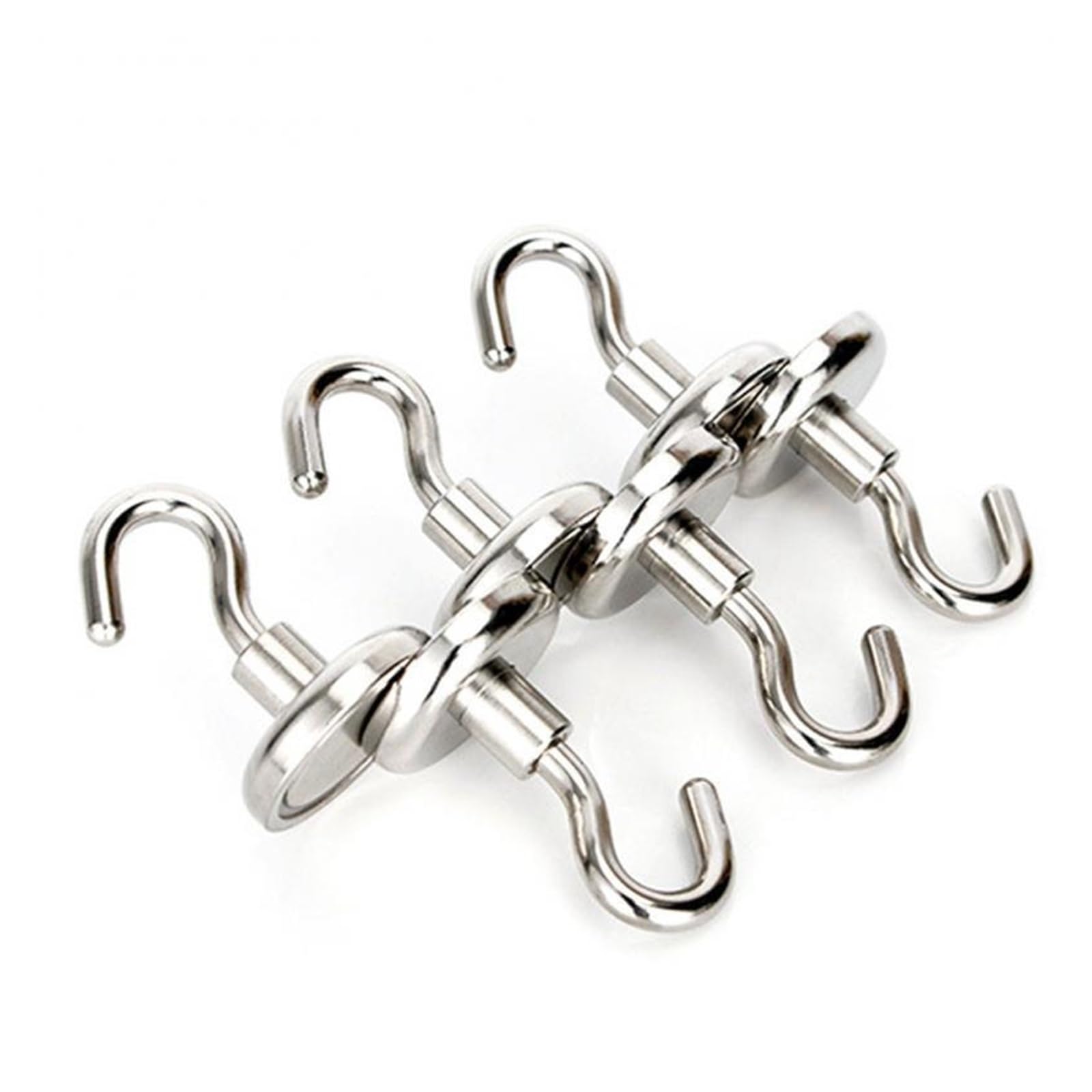 Genérico Ganchos magnéticos de alta resistencia, colgador magnético for colgar tazas, gancho pared for abrigo, 6 uds(D20 12KG)