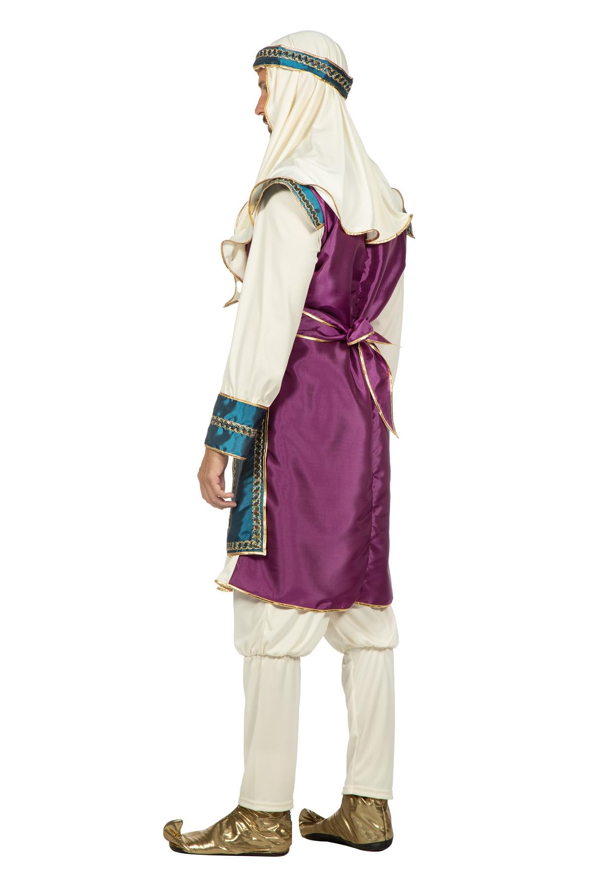 WILBERS & WILBERS 5516 - Disfraz de Noches Árabes para Hombre, Conjunto de 4 Piezas, Disfraz Oriental para Carnaval, Fiesta temática