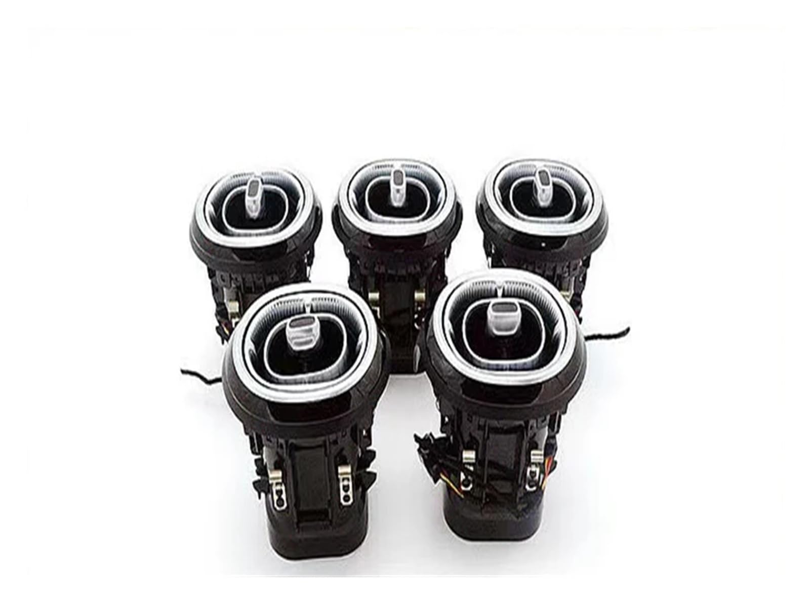 XCZPRKMXY 64 Color Colorful Luminous Front Air Vent Ambient Light Compatible With Mercedes Benz GLC Class W254 2023 UP