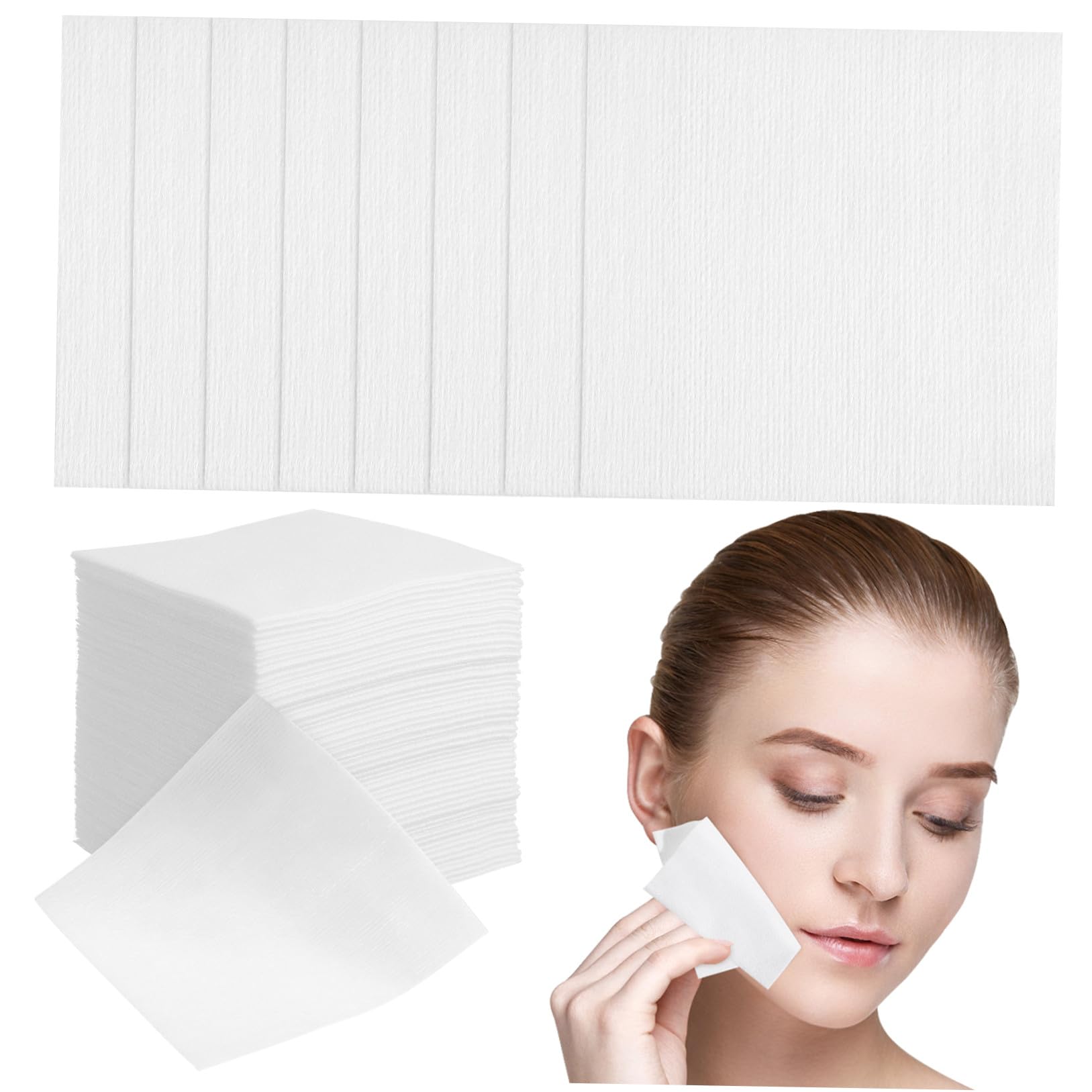 LIFKOME Dischetti Struccanti 400 Pezzi per Rimozione Make-up e Pulizia Viso Non Tessuto Morbidi e Traspiranti per Uso Quotidiano Uso Quotidiano