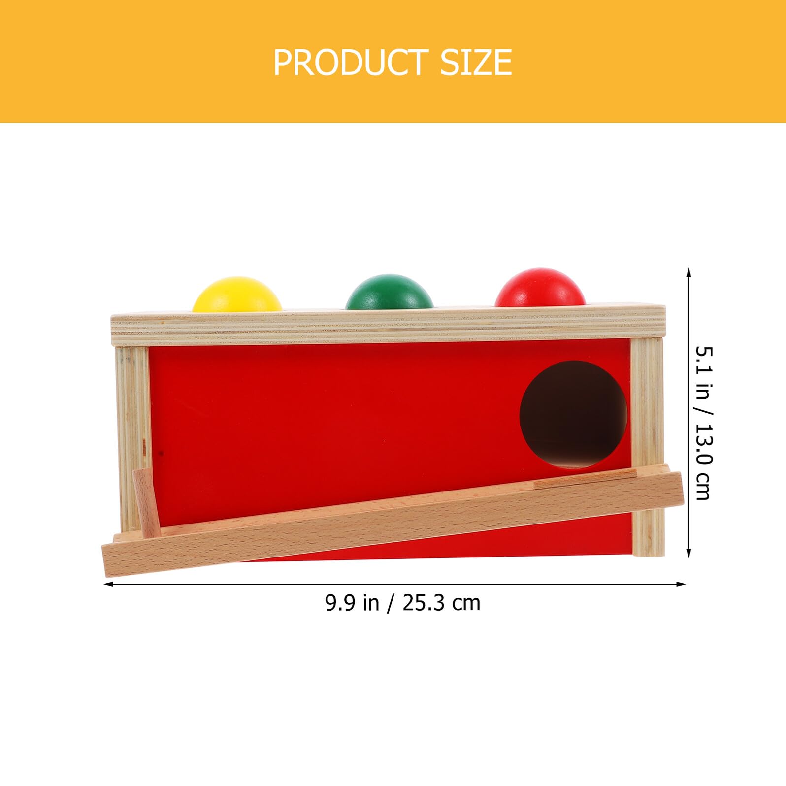 ERINGOGO Juego de Juguetes de Madera para Niños de 6 Meses a 1 Año con Funciones para Mejorar la Coordinación Mano-Ojo y Habilidades Motoras Finas en Bebés