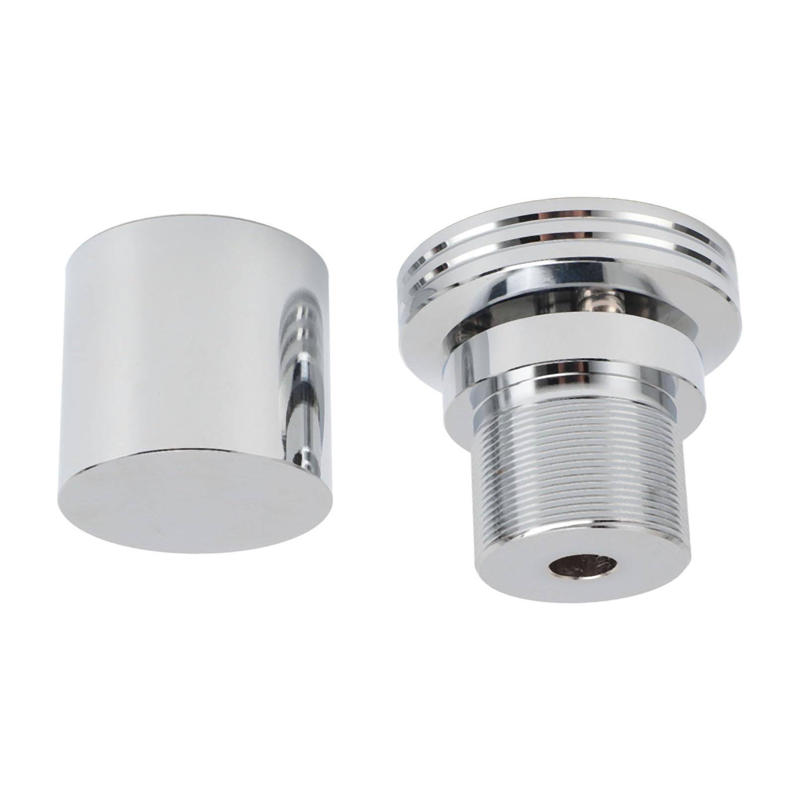 Pies de Aislamiento de Altavoz Pies Antivibración de Aleación de Aluminio Plateado para Altavoces Amplificadores Tocadiscos 1 par