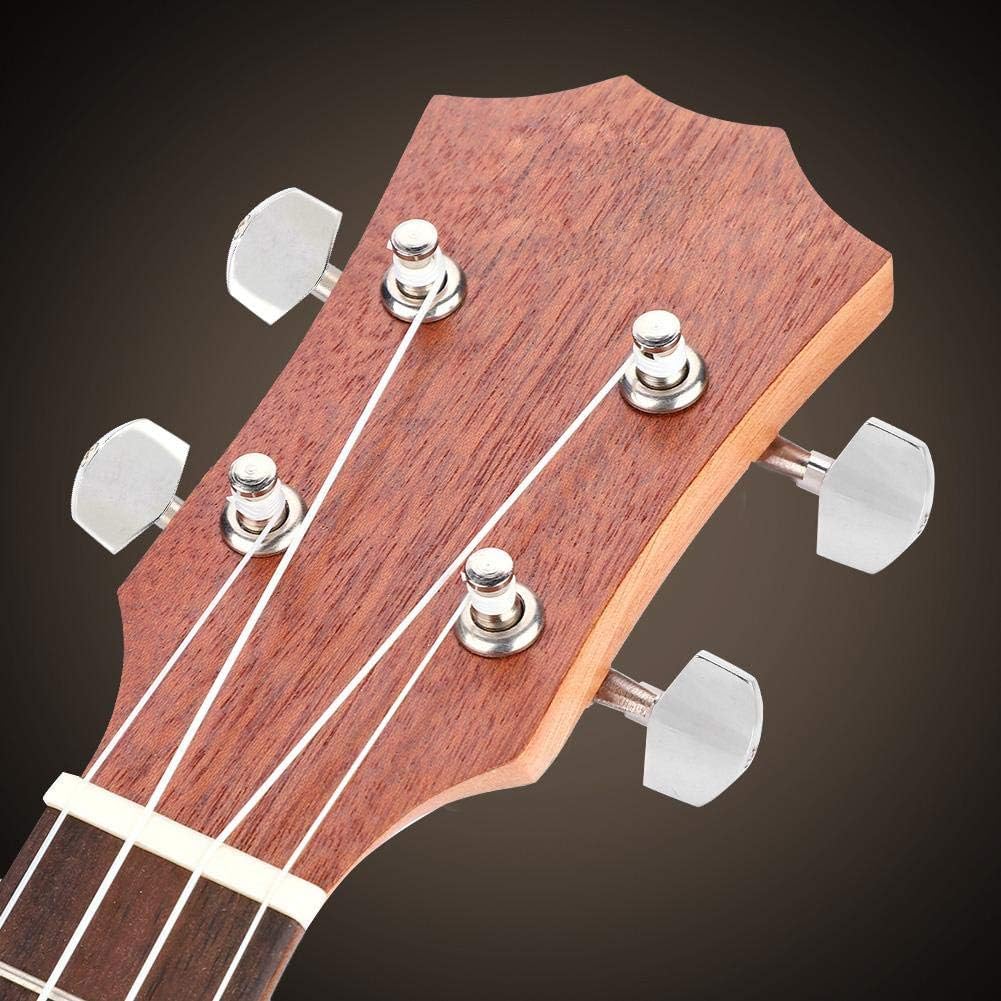 Ukulele Tuning Pegi, 2L2R klasyczny styl ukulele, końcówki maszynowe do ukulele, części DIY (srebrne)