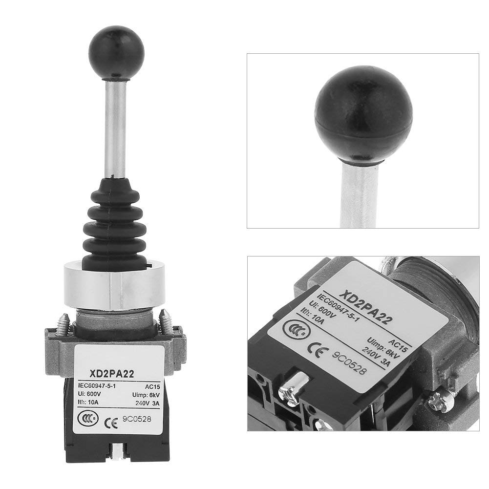 Fafeicy HKAI-41Z04 4 Position Momentaner Joystick, 4NO Federrückstellung, Joystick Schalter Fafeicy HKAI-41Z04 4 Position Momentaner Joystick, 4NO Federrückstellung, Joystick Schalter
