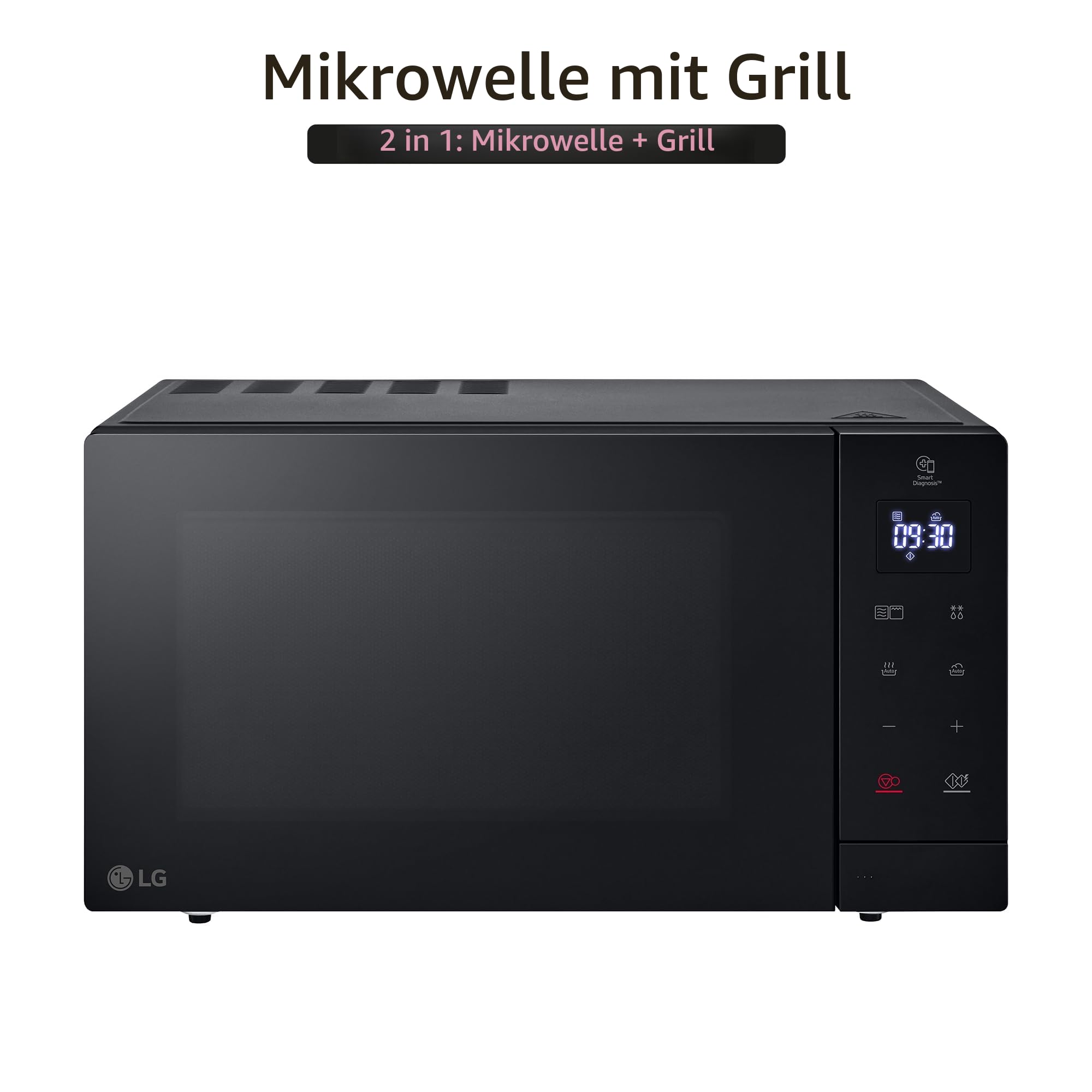 LG MH7032JAS Microondas Con Grill 30L 900W Negro