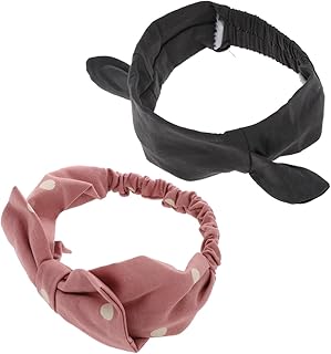 2 Pçs Faixa De Cabelo Infantil Recém-Nascido Laços De Cabelo Para Meninas Recém-Nascidas Envoltório De Cabeça Elástica Cocar De Bebê Crianças Arco Laço Faixa De Cabeça Infantil