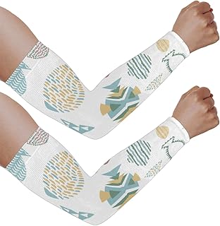 Mangas de braço com proteção solar UV para homens e mulheres, mangas coloridas folk-personalizadas protegem os braços esportes mangas de braço proteção solar mangas de braço capa protetora UV, Cor: