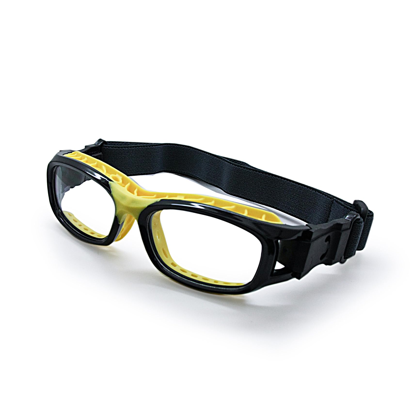 Sports Glasses Lens Replaceable Slim Fit Impact-Resistant Protective Goggles Basketball Handball Volleyball Tennis (Yellow)-image-46