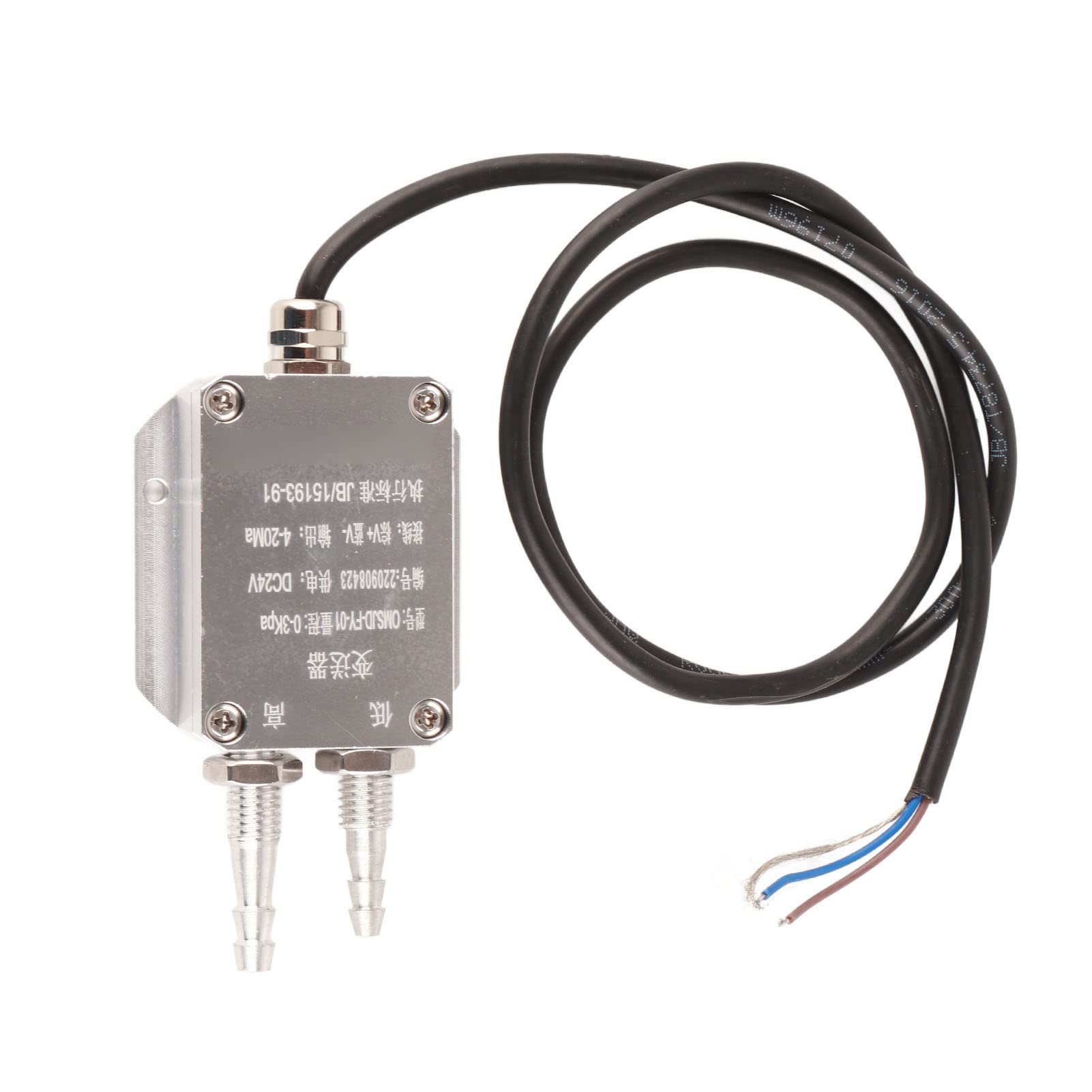 OMSJD FY - 01 transmisor de presión del viento | Rango de 0 – 3 Kpa y 0,5% FS de alta precisión | Sensor de presión diferencial 24 VDC para suministro de gas de caldera/ventilación subterránea/proceso