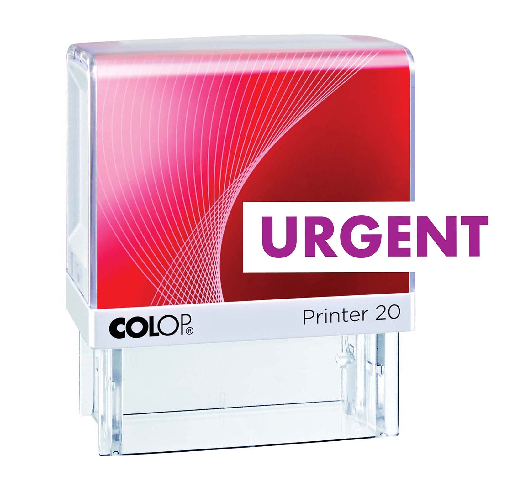 Sharvgun Voilet Urgent Colop P20 Self Inking Office Stationary Custom Rubber Stamp Mini Stamper Personlized 14 X 38 Mm