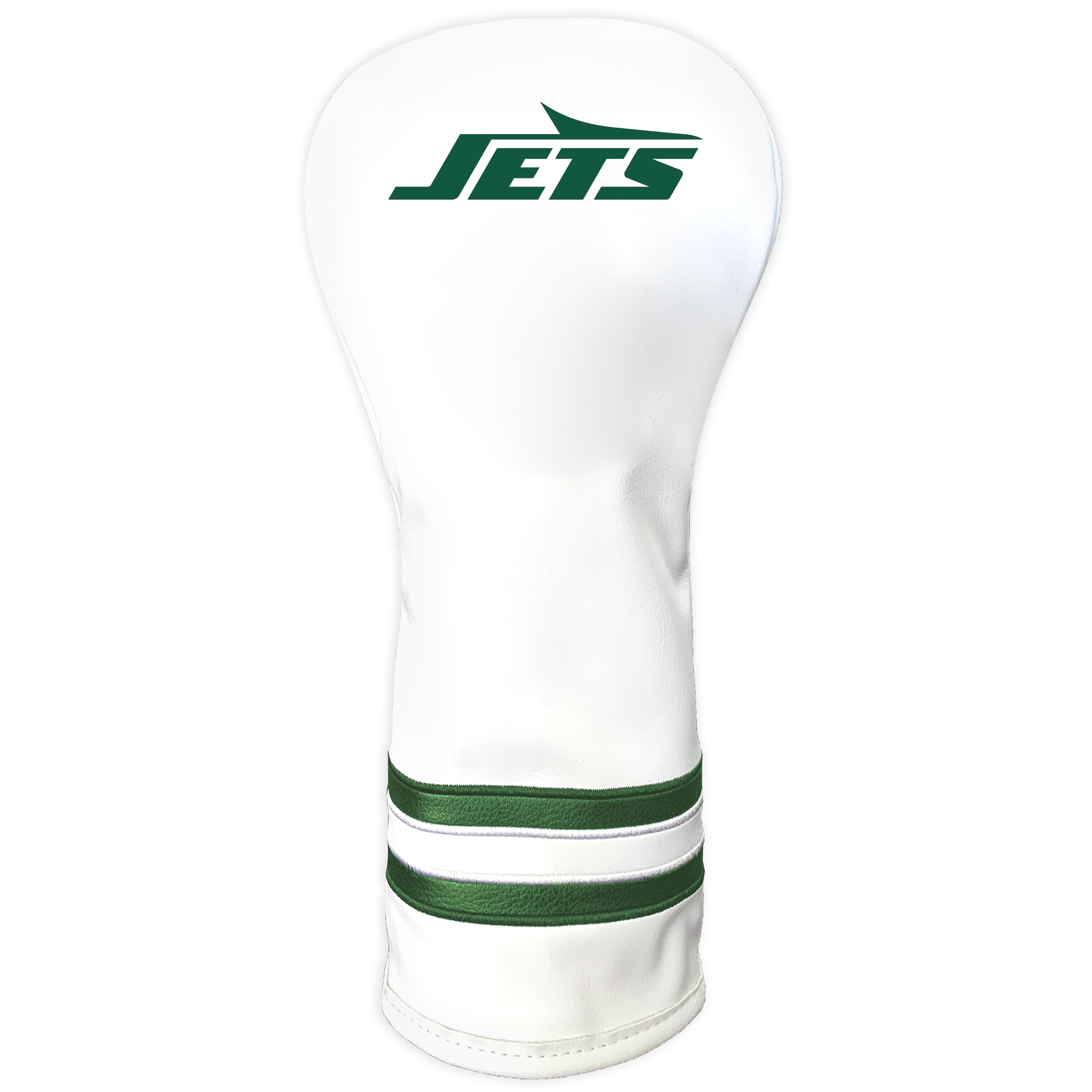 Team Golf NFL White Vintage Fairway Golf Club Headcover, Form Fitting Design, Retro Design