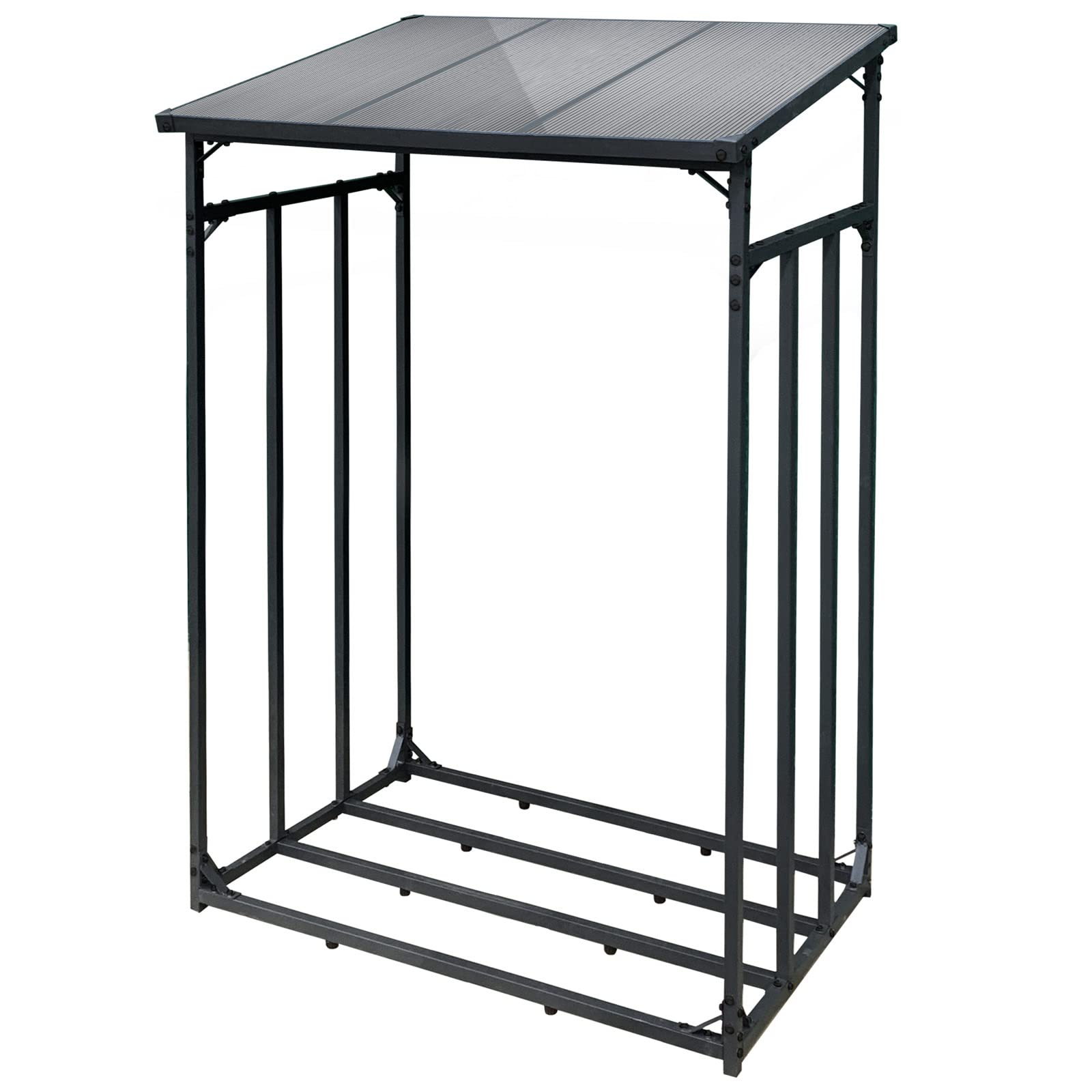 Scaffale Legna Da Ardere QUICK STAR 143x70x185cm - Metallico, Per Esterno, Capienza 1.8m³ - Foto 5