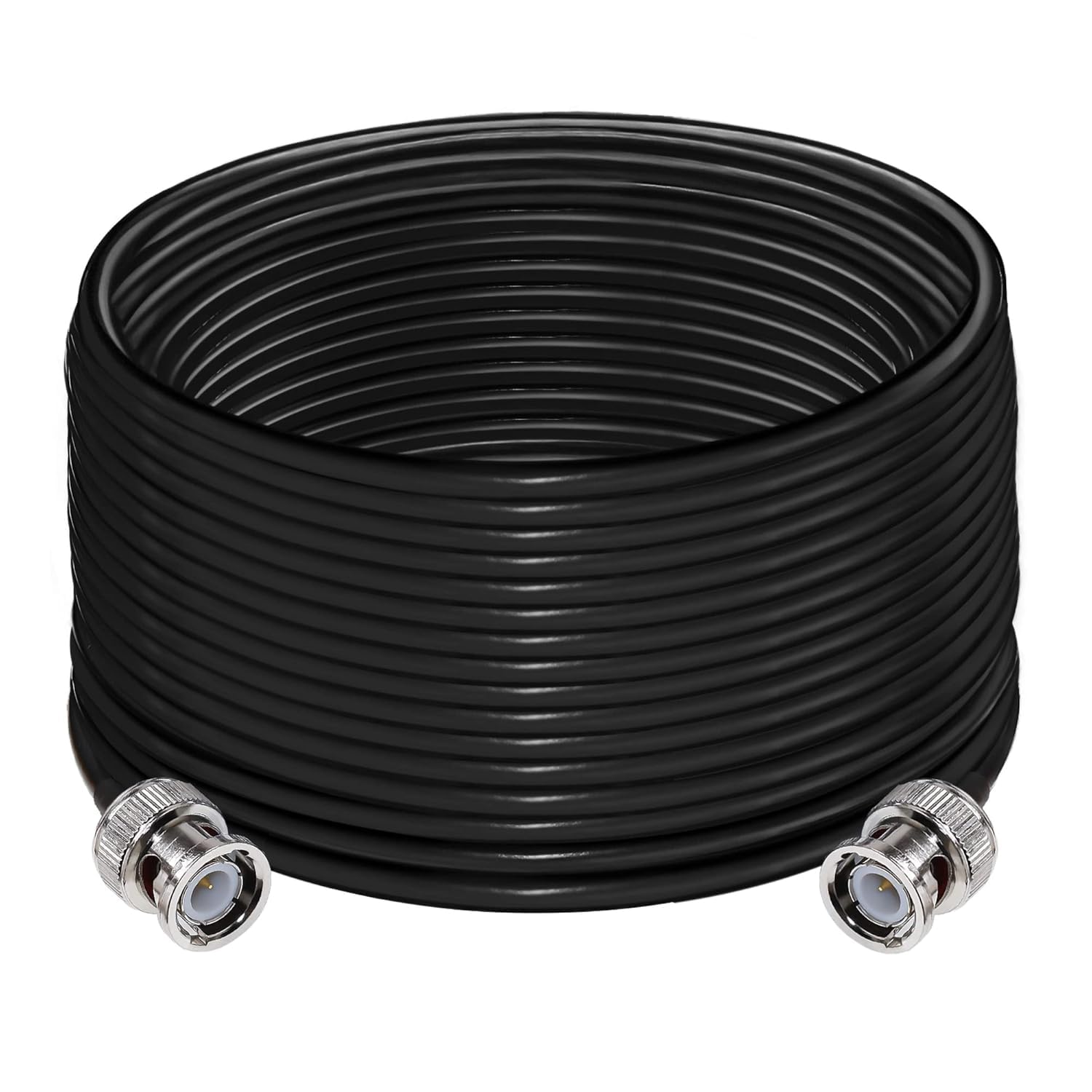 NBR BNC Male to BNC Male Coaxial Jumper Extension RF Antenna Cable RG58 for Security Camera, Audio & Video.Wifi- 30 Meter-image-33