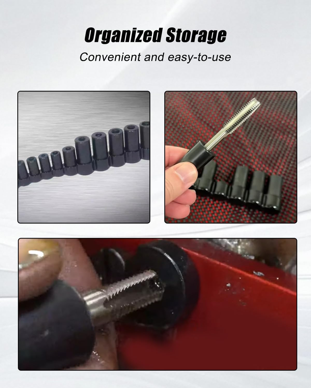 11Pcs Tap Socket Set Compatible with 1/2" and 1/8" NPT Taps (All M.C.T.I. Standard) 12mm Metric Taps, Magnetic Socket Adapter Replace 70700