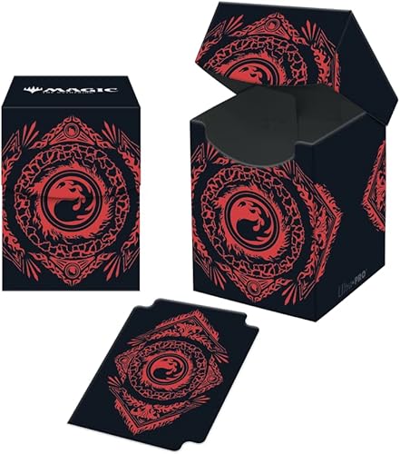 Ultra Pro - Magic The Gathering Mana 7 Mountain Deck Box 100+ - Protege tus cartas mientras estás en movimiento, y siempre estarás listo para la