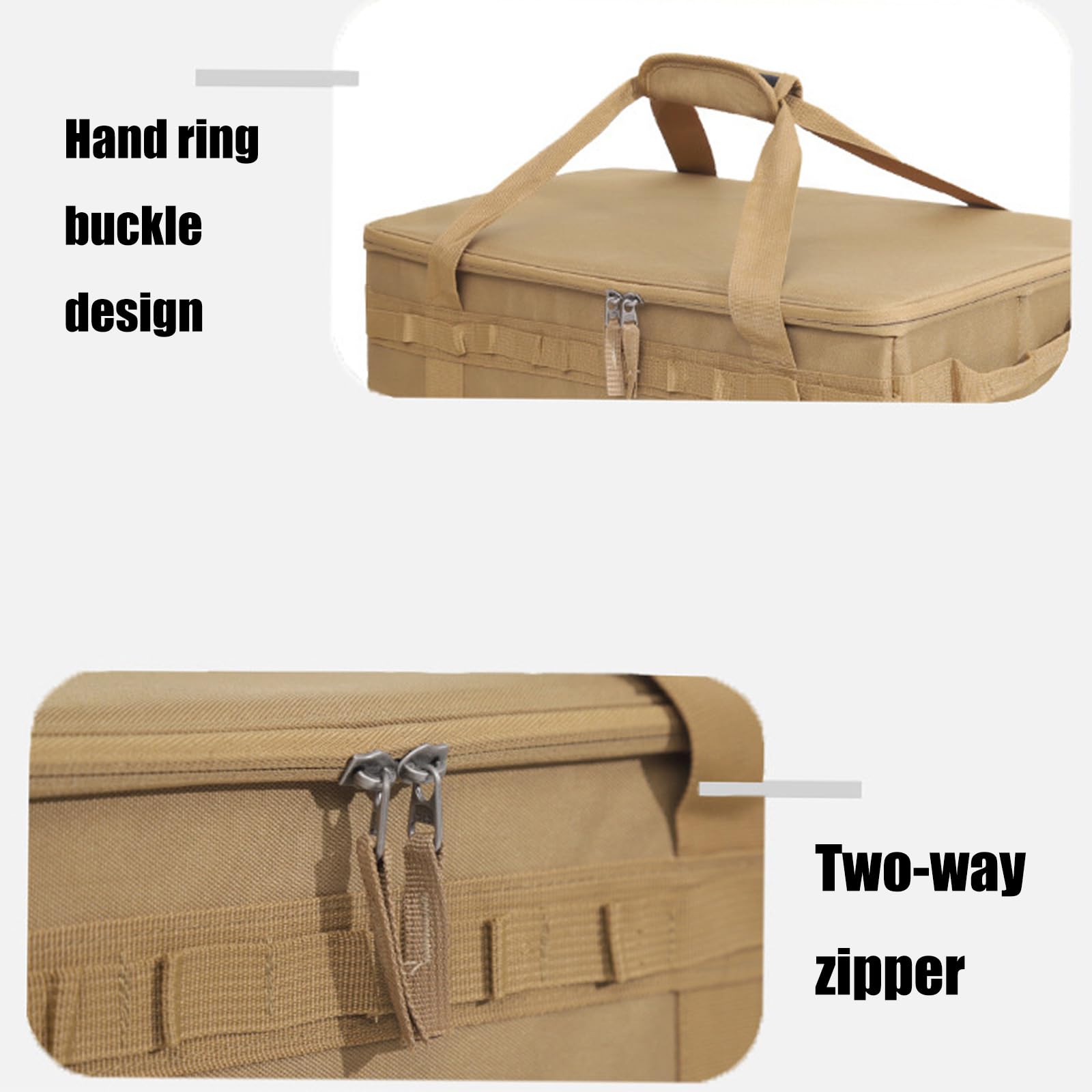 Bolsa de almacenamiento de utensilios de camping a prueba de agua para exteriores, bolsas de gran capacidad, bolsas de picnic, utensilios de viaje, bolsas de transporte para picnic, vajilla