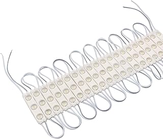 20 PCS White LED Module, 12V Super Bright 2835 3 LED Module Waterproof Decorative Light for Advertising Letter Sign. (White, 20)