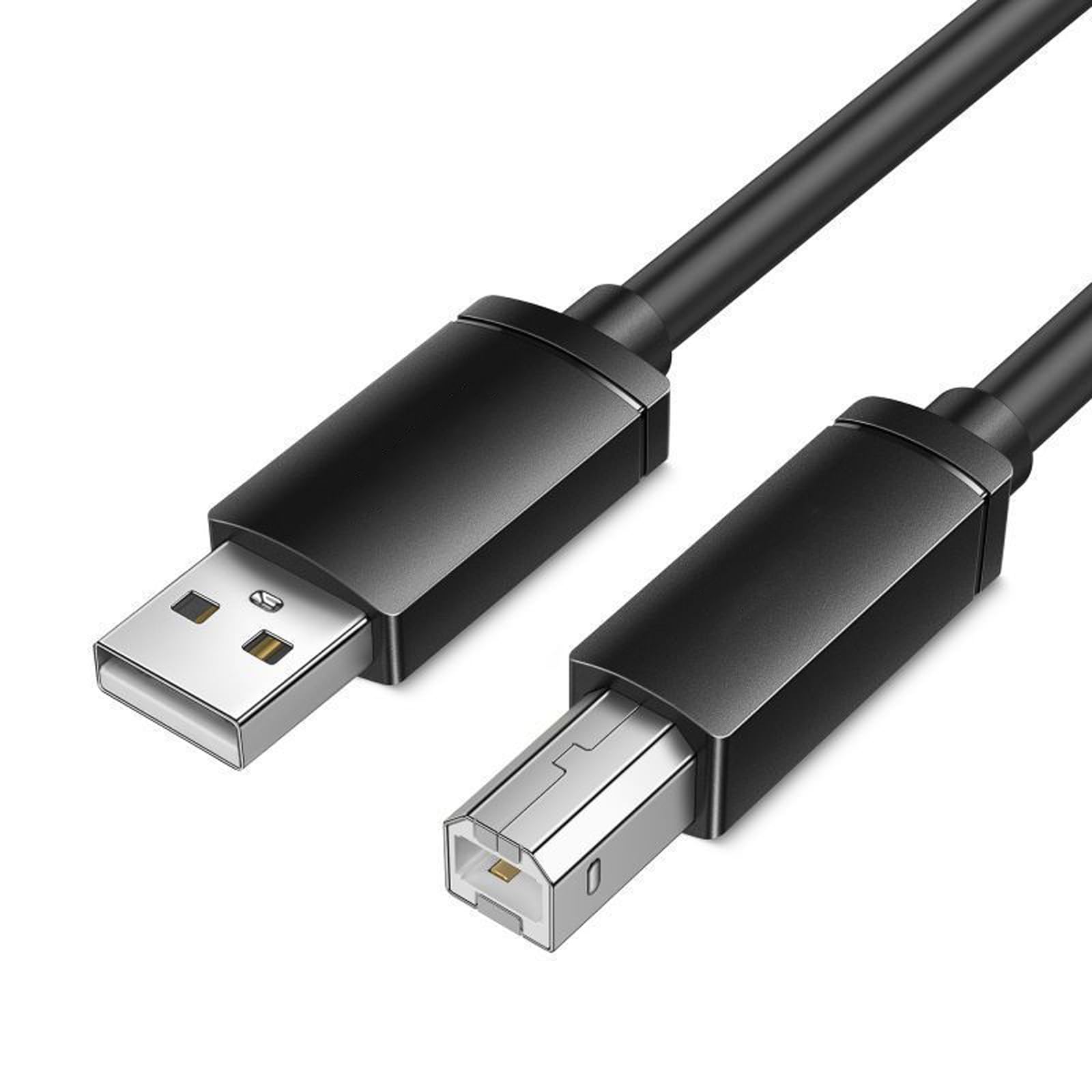 Akkerds USB 2.0 A/B角口プリンタデータ線 プリンタ/スキャナ/ファクシミリ対応 1.5M HD復元 プラグアンドプレイ